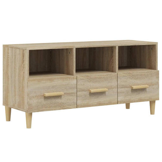 Tv-møbel Sonoma eg 102x36x50 cm træmateriale