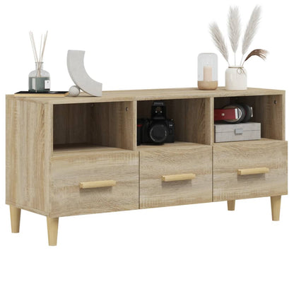Tv-møbel Sonoma eg 102x36x50 cm træmateriale