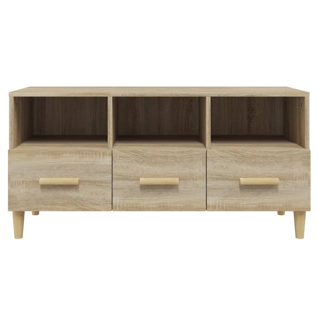 Tv-møbel Sonoma eg 102x36x50 cm træmateriale