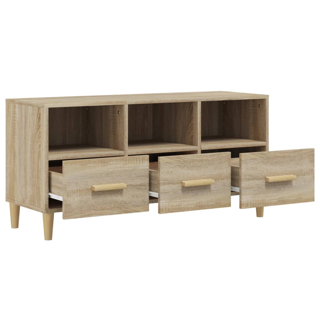 Tv-møbel Sonoma eg 102x36x50 cm træmateriale