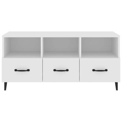 TV-Schrank Weiß 102x35x50 cm Holzwerkstoff