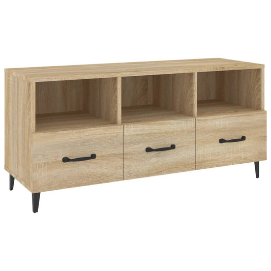 Tv-møbel Sonoma eg 102x35x50 cm træmateriale
