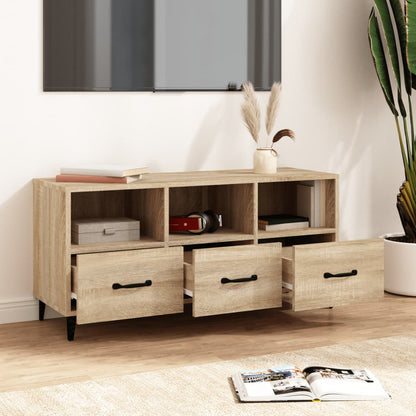 Tv-møbel Sonoma eg 102x35x50 cm træmateriale