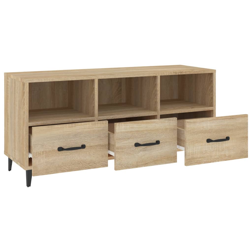 Tv-møbel Sonoma eg 102x35x50 cm træmateriale