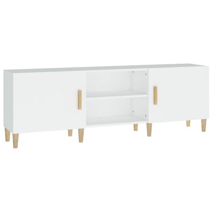 TV-skab Hvid 150x30x50 cm Træ Materiale