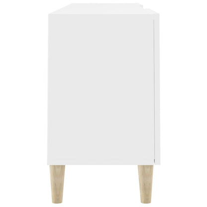 TV-skab Hvid 150x30x50 cm Træ Materiale