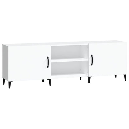 TV-skab Hvid 150x30x50 cm Træ Materiale