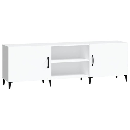 TV-skab Hvid 150x30x50 cm Træ Materiale