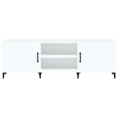 TV-skab Hvid 150x30x50 cm Træ Materiale