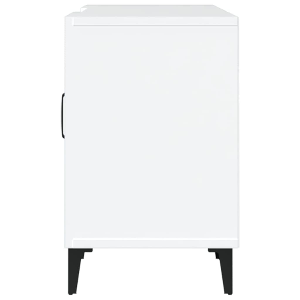 TV-skab Hvid 150x30x50 cm Træ Materiale