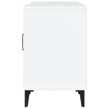 TV-skab Hvid 150x30x50 cm Træ Materiale