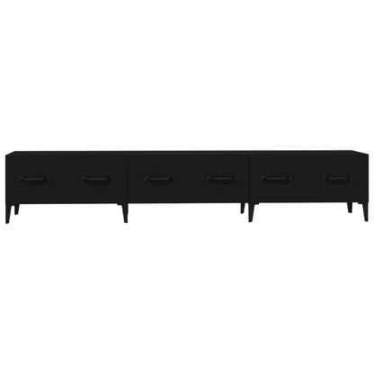 TV-skab Sort 150x34,5x30 cm Træ Materiale