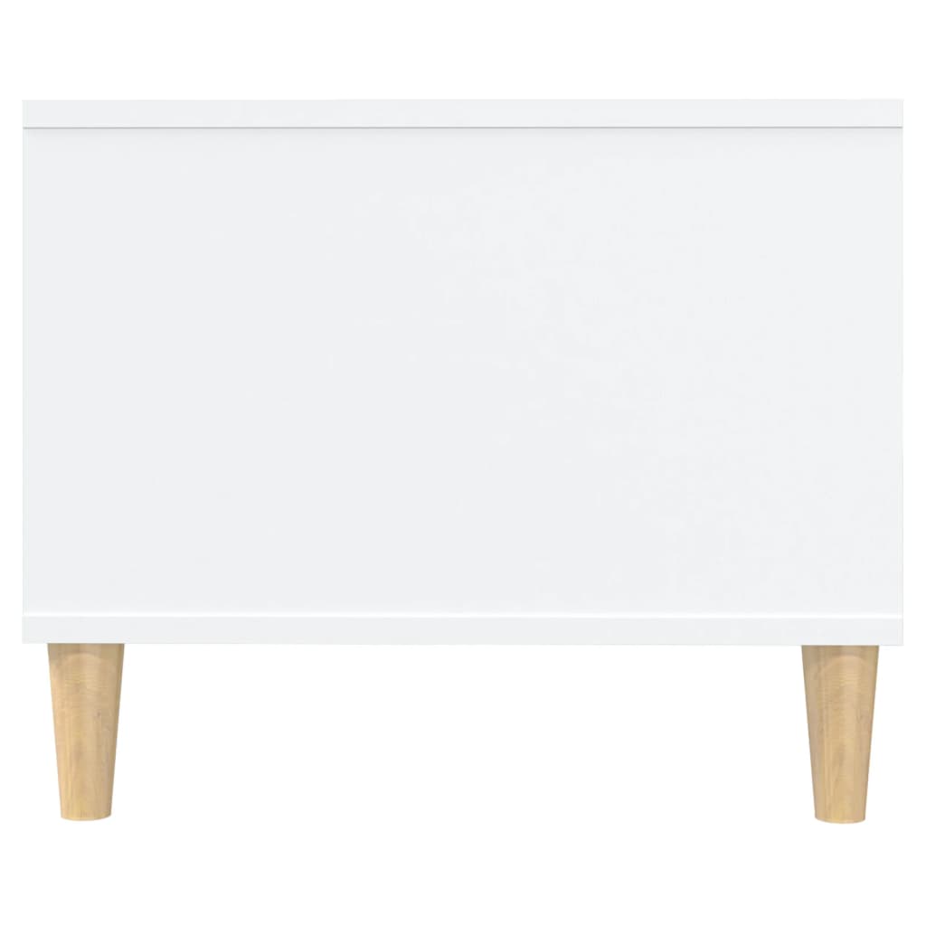 Sofabord Hvid 102x50x40 cm Træ Materiale