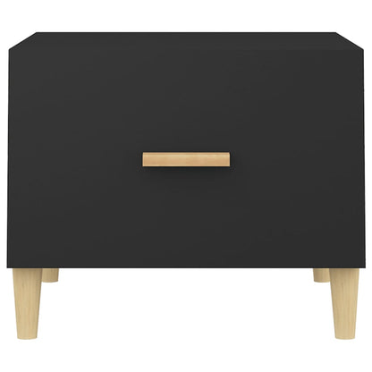 Couchtisch Schwarz 50x50x40 cm Holzwerkstoff