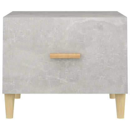 Couchtische 2 Stk. Betongrau 50x50x40 cm Holzwerkstoff
