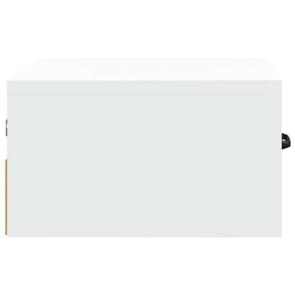 Wand-Nachttisch Weiß 35x35x20 cm