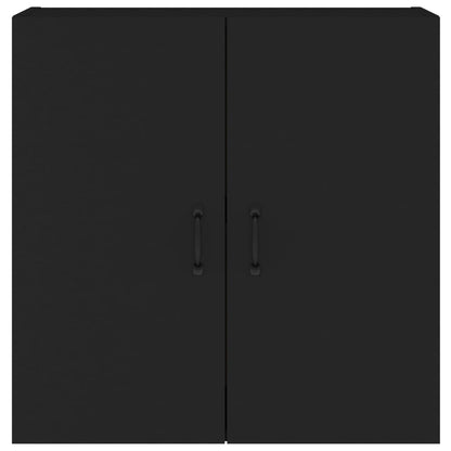 Wandschrank Schwarz 60x31x60 cm Holzwerkstoff