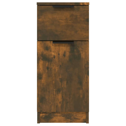 Skænke 2 stk Røget eg 30x30x70 cm træmateriale