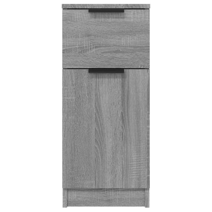 Skænk Grå Sonoma 30x30x70 cm Træmateriale