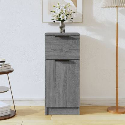 Skænk Grå Sonoma 30x30x70 cm Træmateriale