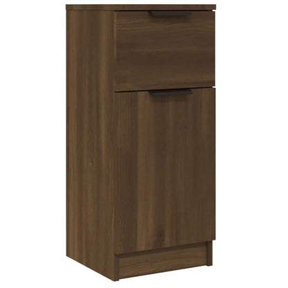 Sideboard Braun Eichen-Optik 30x30x70 cm Holzwerkstoff