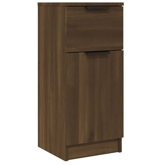 Sideboard Braun Eichen-Optik 30x30x70 cm Holzwerkstoff