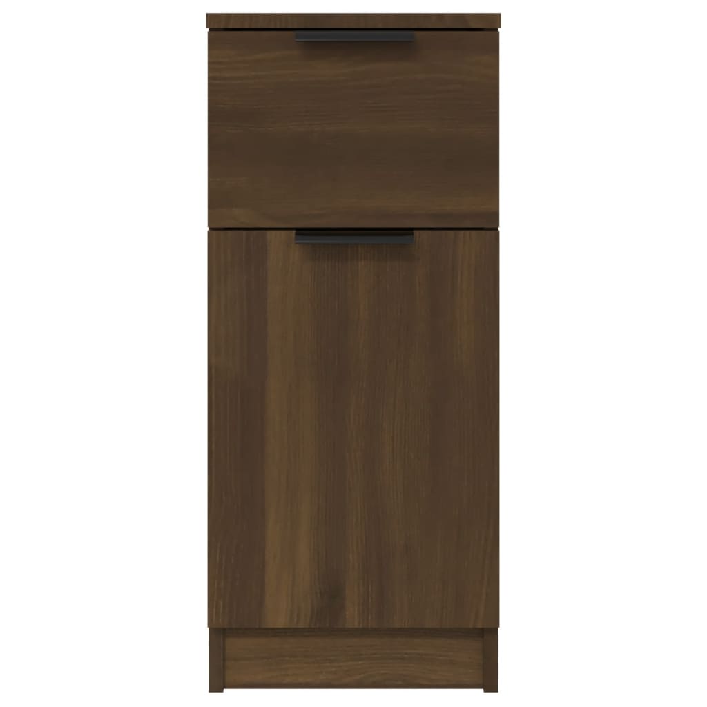 Sideboard Braun Eichen-Optik 30x30x70 cm Holzwerkstoff