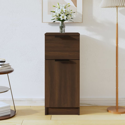 Sideboard Braun Eichen-Optik 30x30x70 cm Holzwerkstoff