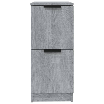 Sideboards 2 Stk. Grau Sonoma 30x30x70 cm Holzwerkstoff