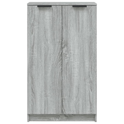 Schuhschrank Grau Sonoma 59x35x100 cm Holzwerkstoff