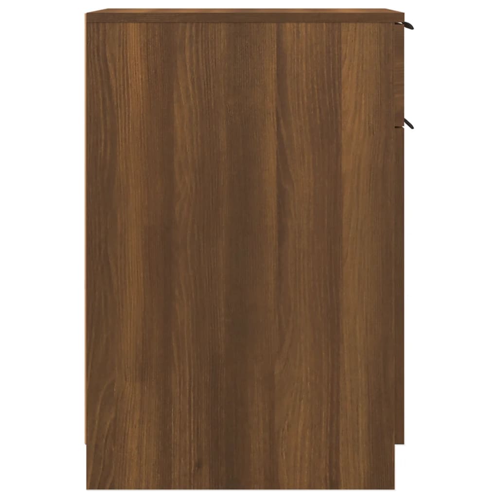 Schreibtischschrank Braun Eichen-Optik 33,5x50x75 cm