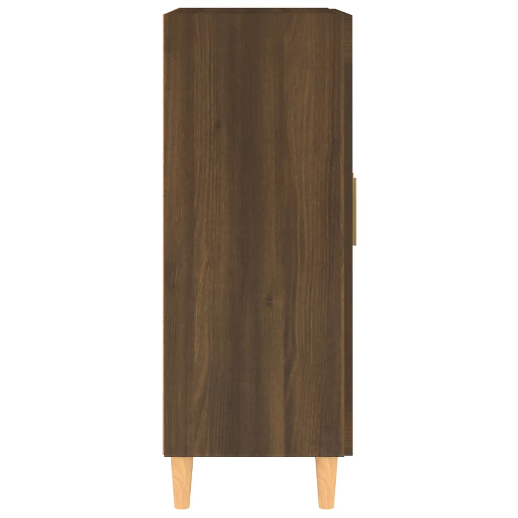 Sideboard Braun Eichen-Optik 69,5x34x90 cm Holzwerkstoff