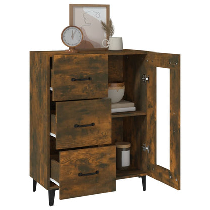 Sideboard Räuchereiche 69,5x34x90 cm Holzwerkstoff