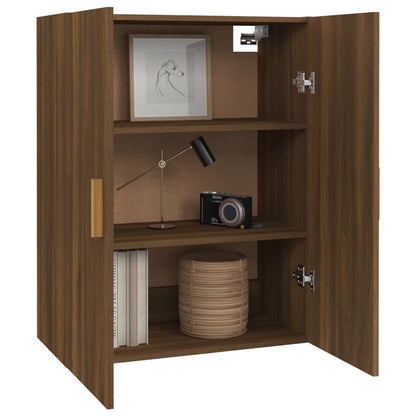 Overskab Brun Eg Look 69,5x34x90 cm