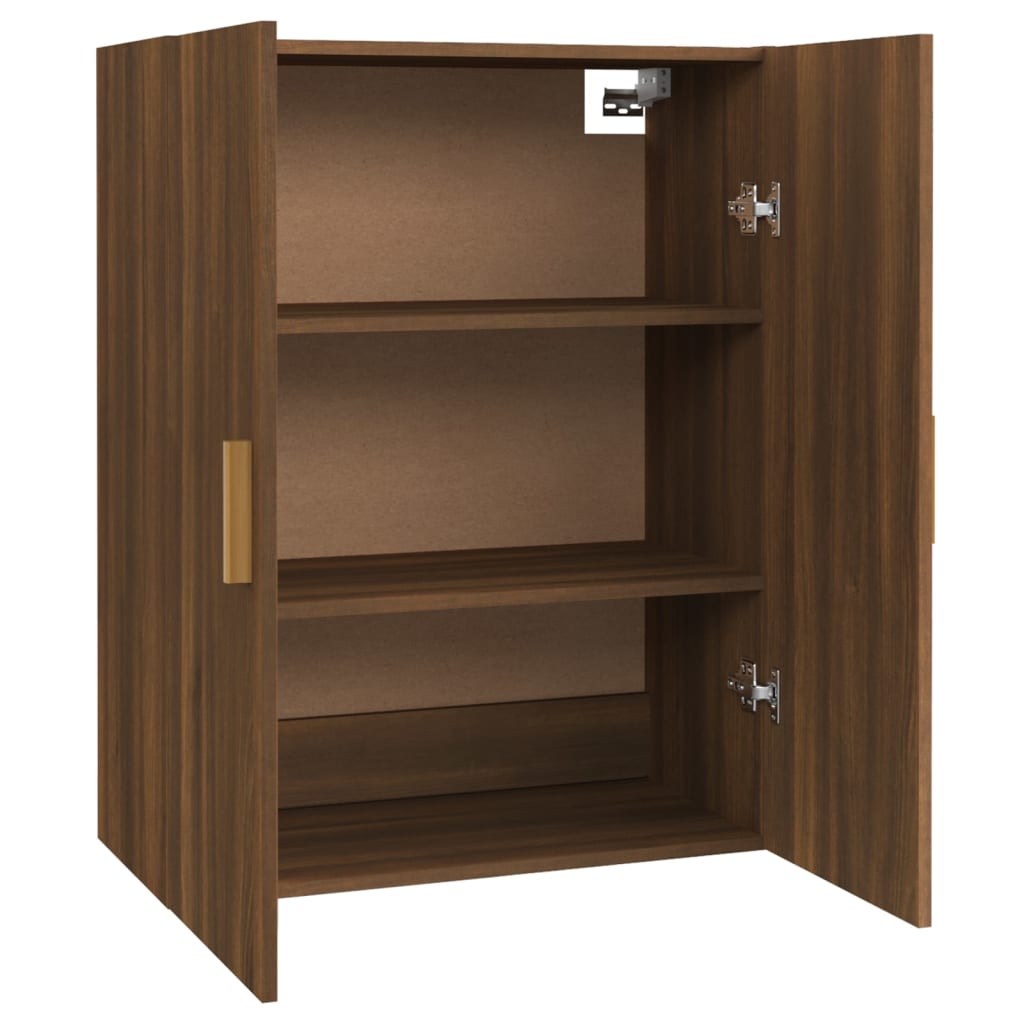 Overskab Brun Eg Look 69,5x34x90 cm