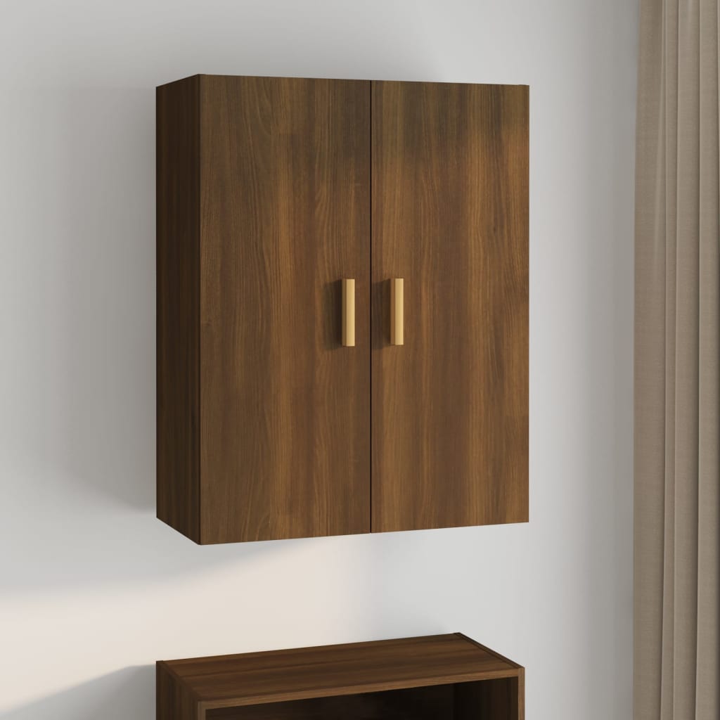 Overskab Brun Eg Look 69,5x34x90 cm