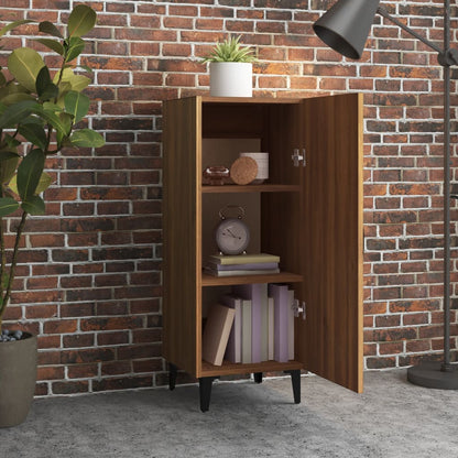 Skænk Brun Eg Look 34,5x34x90 cm Træmateriale