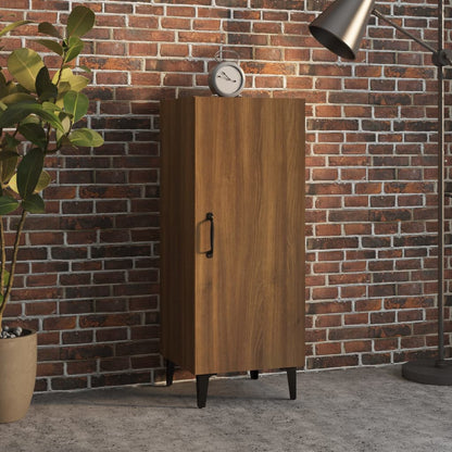 Skænk Brun Eg Look 34,5x34x90 cm Træmateriale