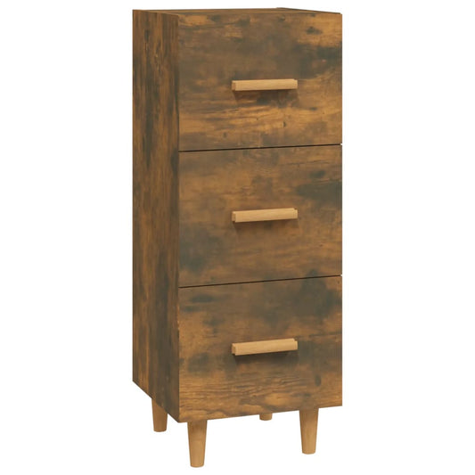 Skænk røget eg 34,5x34x90 cm træmateriale