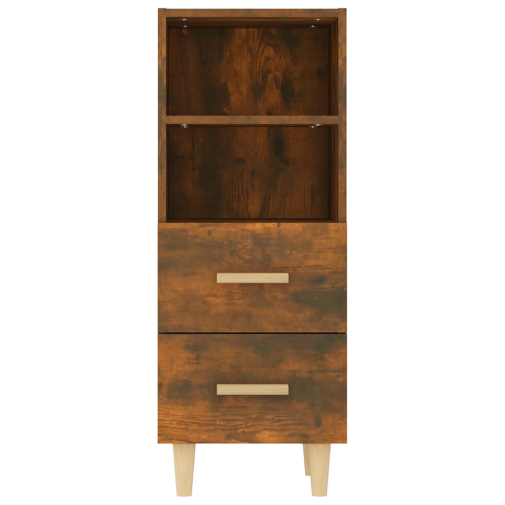 Sideboard Räuchereiche 34,5x34x90 cm Holzwerkstoff