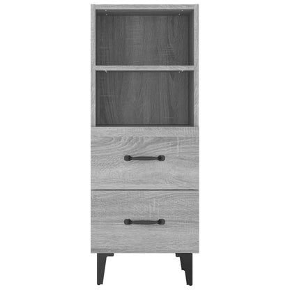 Skænk Grå Sonoma 34,5x34x90 cm Træmateriale