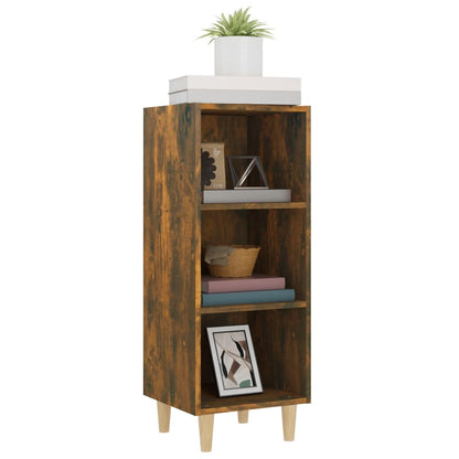 Sideboard Räuchereiche 34,5x32,5x90 cm Holzwerkstoff