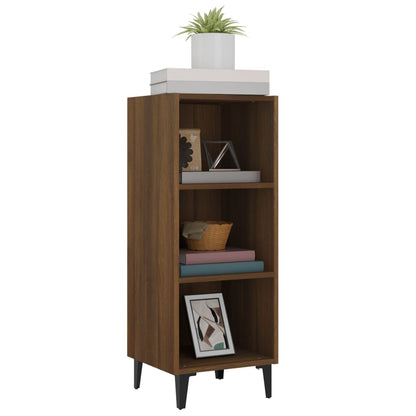Skænk Brun Eg Look 34,5x32,5x90 cm Træmateriale