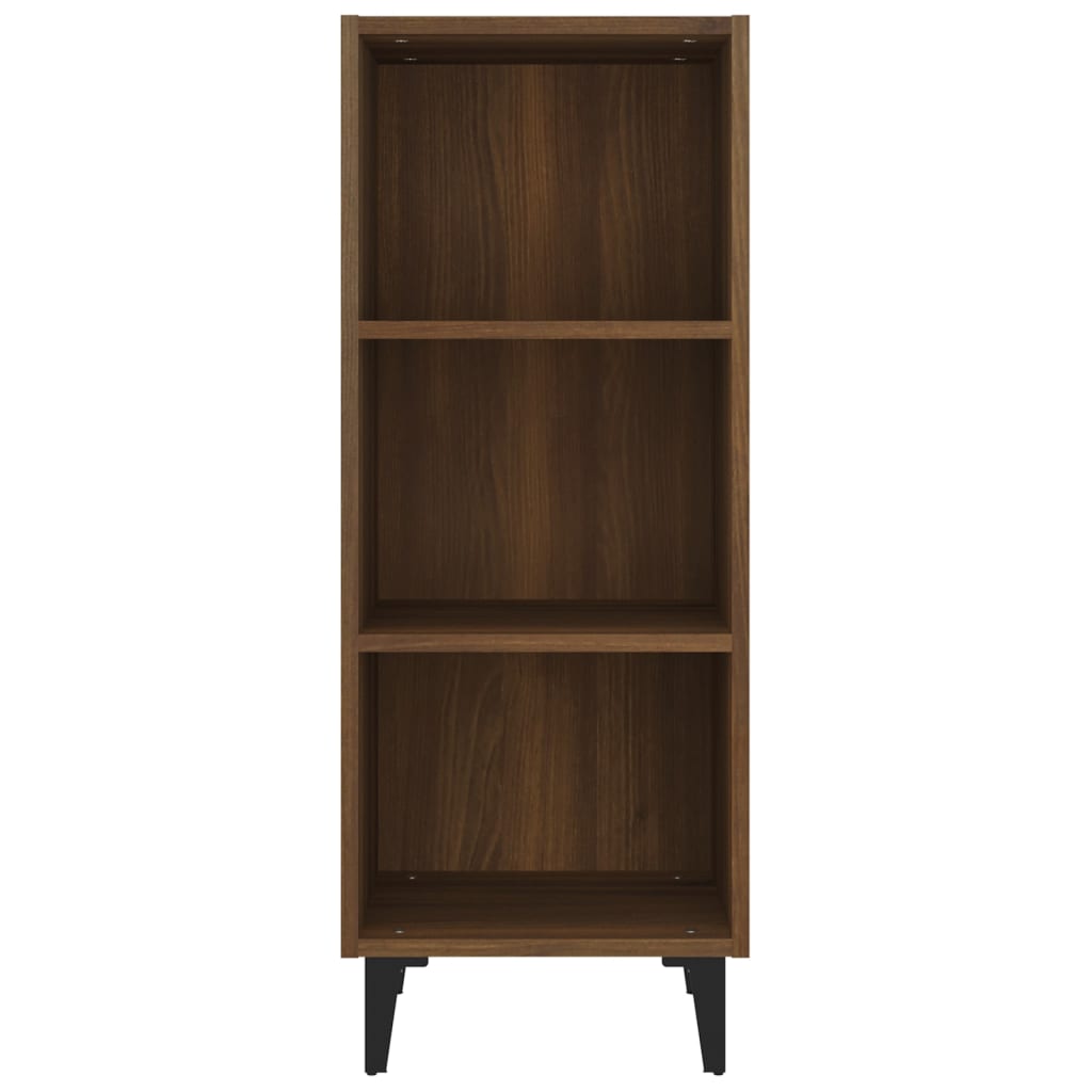 Skænk Brun Eg Look 34,5x32,5x90 cm Træmateriale
