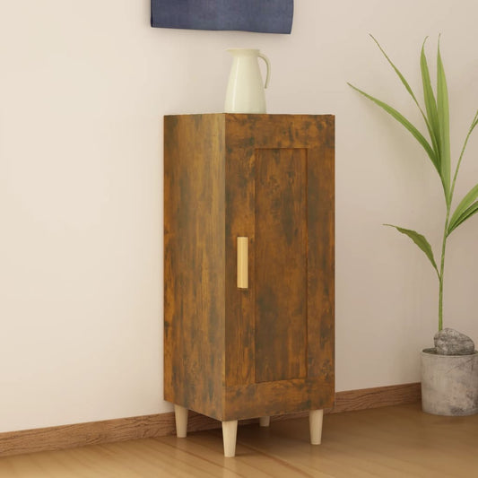 Skænk røget eg 34,5x34x90 cm træmateriale