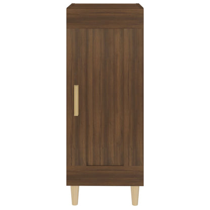 Sideboard Braun Eichen-Optik 34,5x34x90 cm Holzwerkstoff