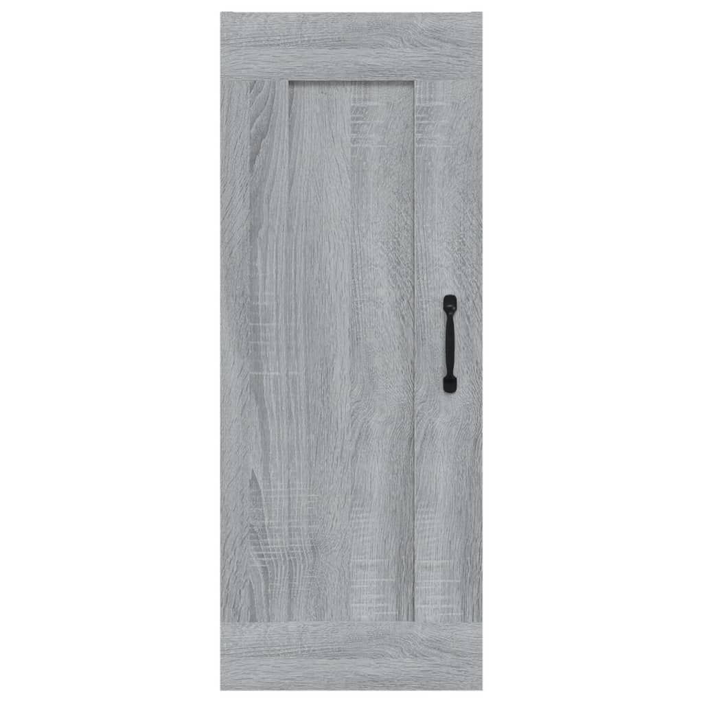 Hängeschrank Grau Sonoma 35x34x90 cm Holzwerkstoff