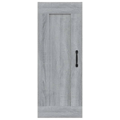 Hängeschrank Grau Sonoma 35x34x90 cm Holzwerkstoff