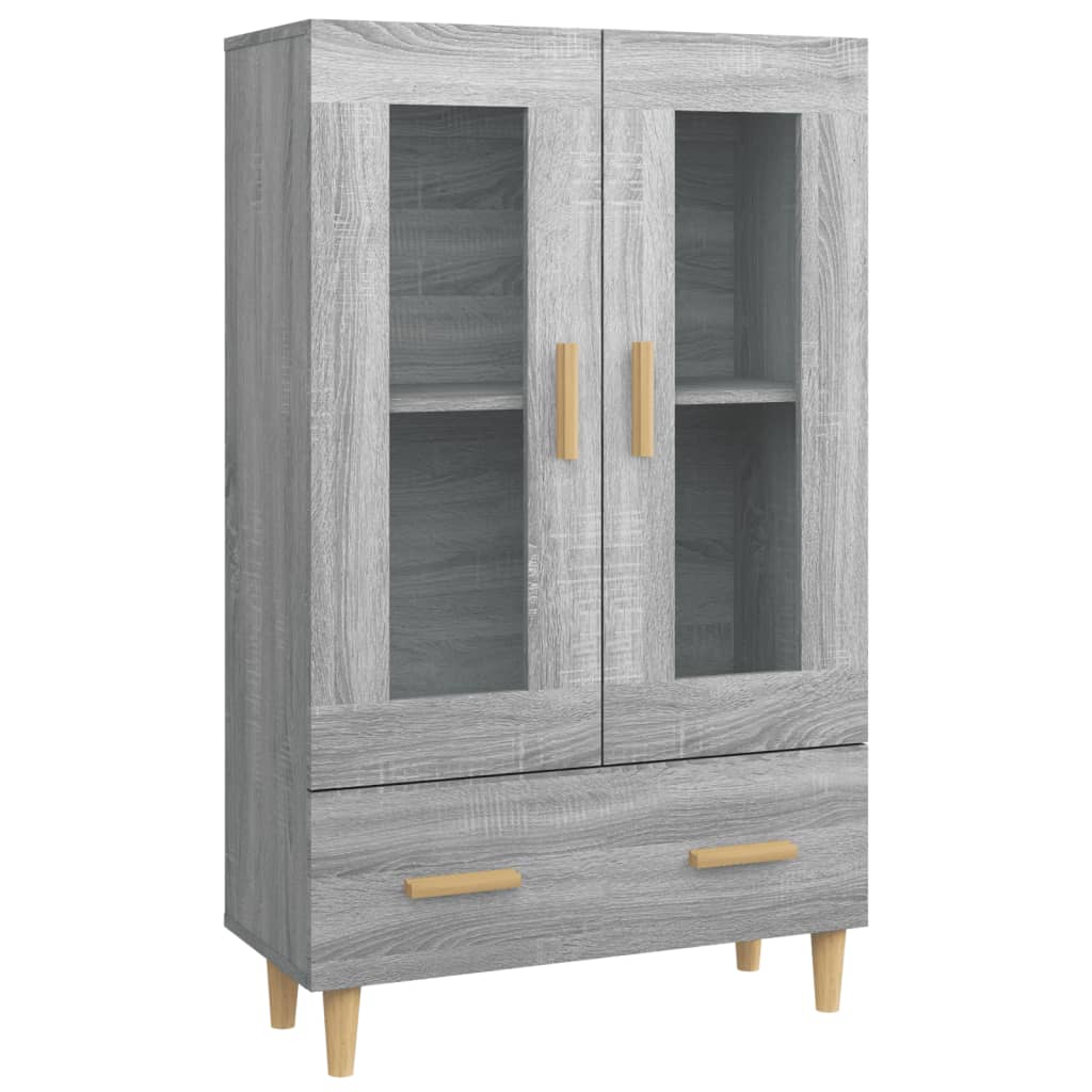 Highboard Grå Sonoma 70x31x115 cm Træmateriale