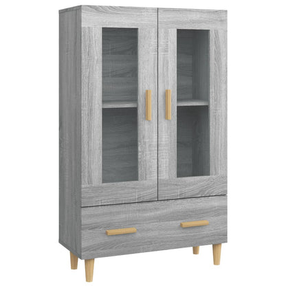 Highboard Grå Sonoma 70x31x115 cm Træmateriale